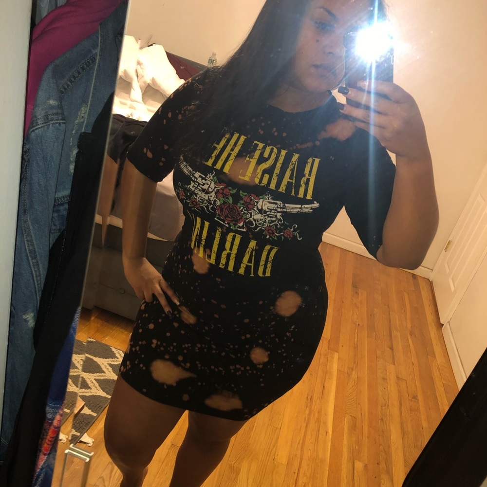 Fashion nova maxi tshirt dress